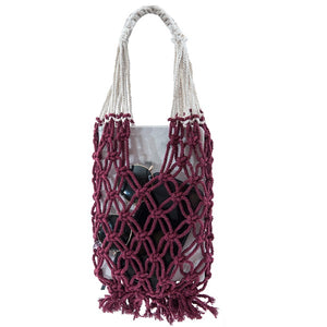 The Alicia Mini Tote- Burgundy